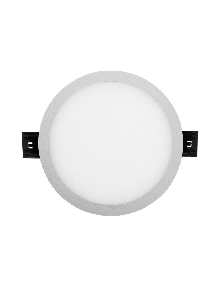 Dalle LED Ronde Slim Surface 8W LIFUD Grise Coupe Ø75mm