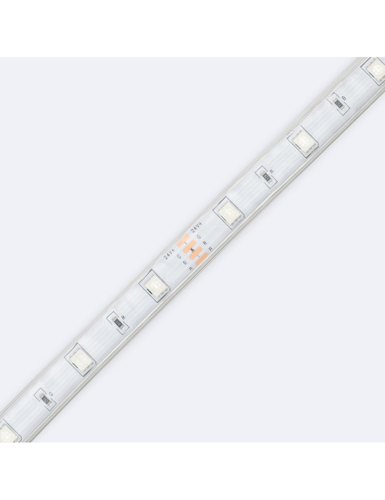 Ruban LED Extérieur Solaire 24V DC SMD2835 60 LED/m 30m IP65 Largeur 12mm Coupe 100 cm