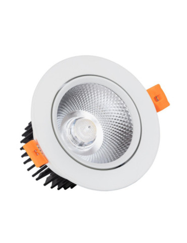 Spot Downlight LED 12W Rond COB CRI90 Coupe Ø 90 mm