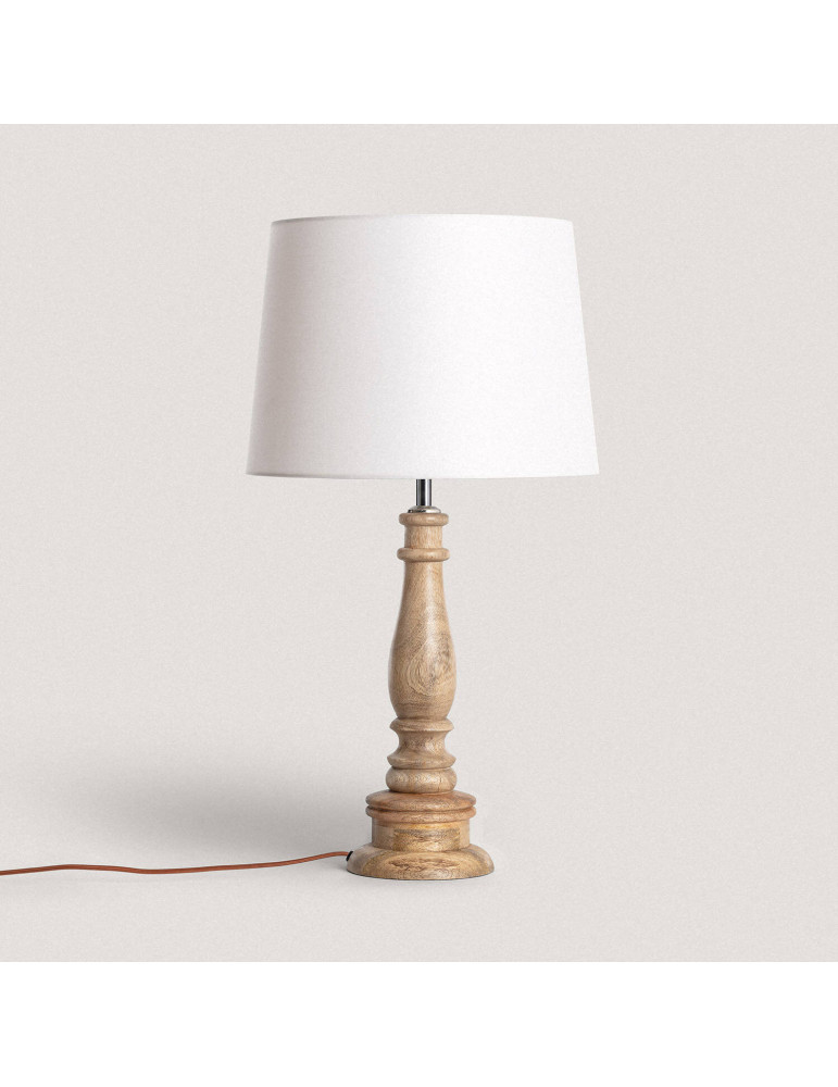 Lampe à Poser en bois Dinka ILUZZIA