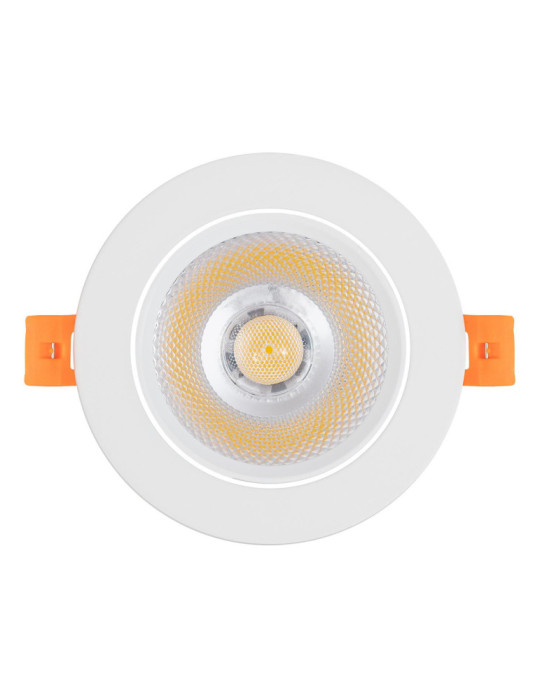 Spot Downlight LED 12W Rond COB CRI90 Coupe Ø 90 mm
