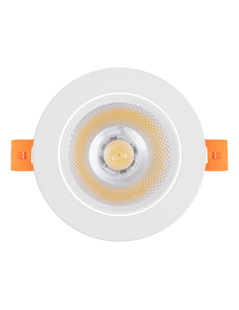 Spot Downlight LED 12W Rond COB CRI90 Coupe Ø 90 mm
