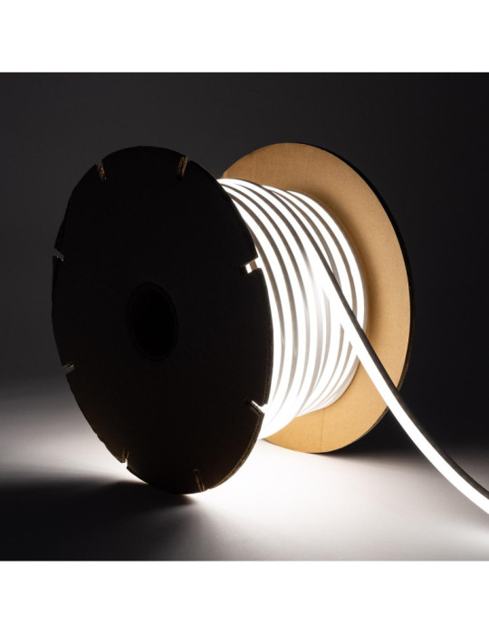 Bobine Ruban Néon LED Dimmable 220V SFLEX8 50 Mètres IP65 Coupe à chaque 100 cm