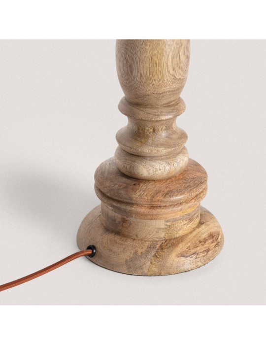 Lampe à Poser en bois Dinka ILUZZIA