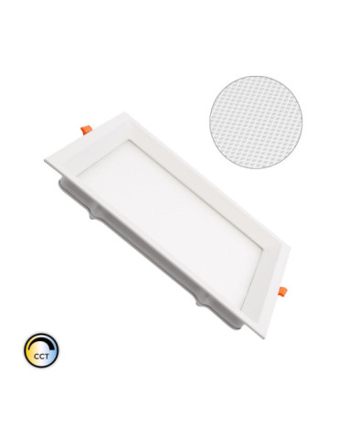 Dalle LED 20W Carrée CCT Microprismatique LIFUD Coupe 200x200 mm