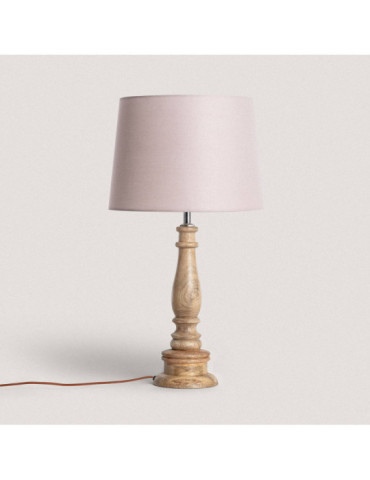 Lampe à Poser en bois Dinka ILUZZIA