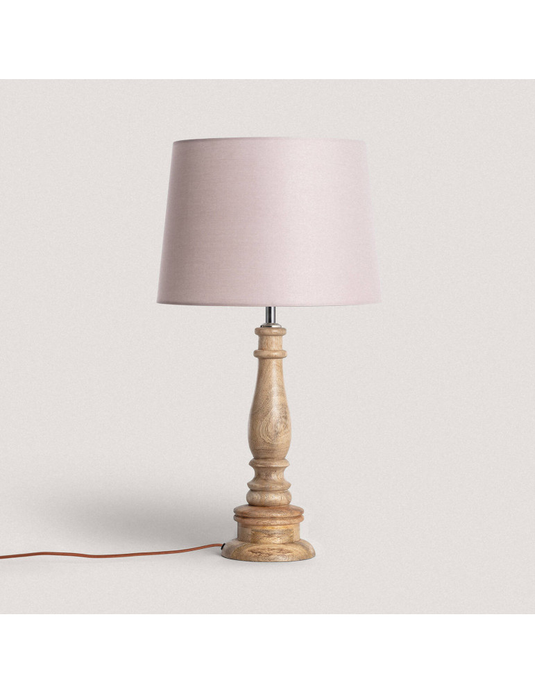 Lampe à Poser en bois Dinka ILUZZIA Lampe à Poser en bois Dinka ILUZZIA