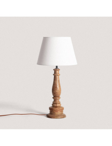 Lampe à Poser en bois Dinka ILUZZIA