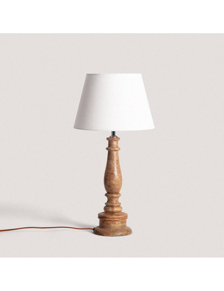 Lampe à Poser en bois Dinka ILUZZIA Lampe à Poser en bois Dinka ILUZZIA