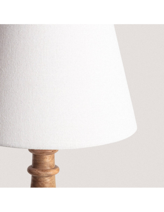 Lampe à Poser en bois Dinka ILUZZIA