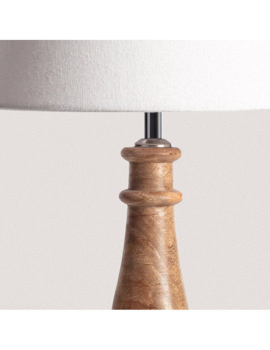 Lampe à Poser en bois Dinka ILUZZIA