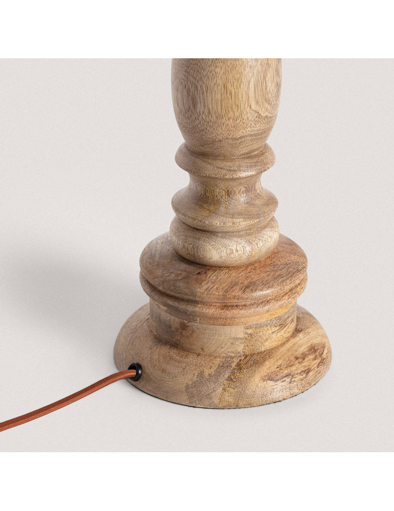 Lampe à Poser en bois Dinka ILUZZIA