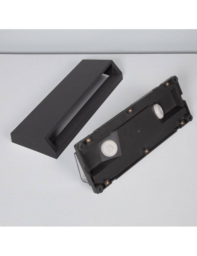 Balise LED Extérieure 3W en Saillie au Mur Rectangulaire Anthracite Tunez