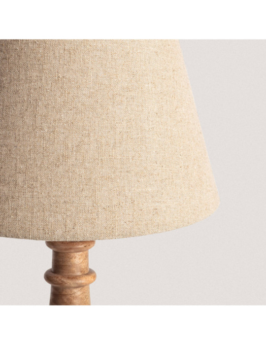 Lampe à Poser en bois Dinka ILUZZIA