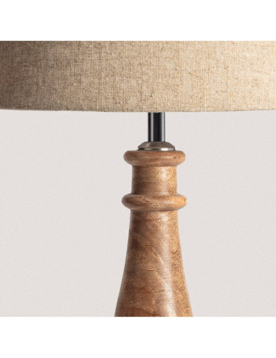 Lampe à Poser en bois Dinka ILUZZIA