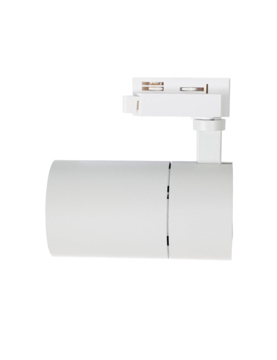 Spot LED sur Rail Monophasé 20W Mallet Dimmable Blanc