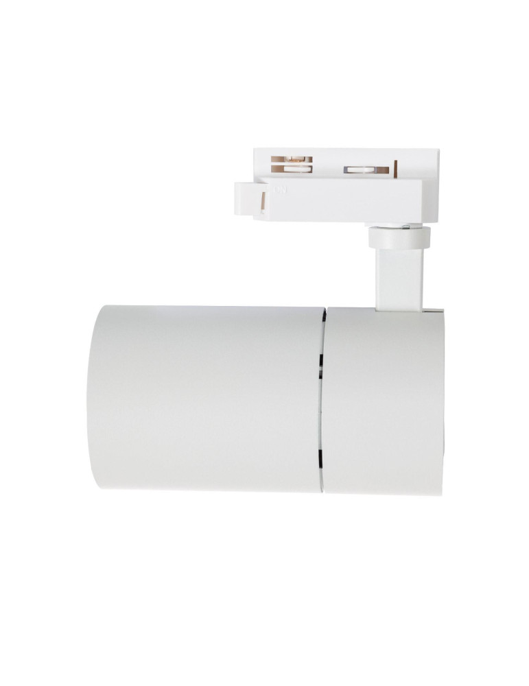 Spot LED sur Rail Monophasé 20W Mallet Dimmable Blanc