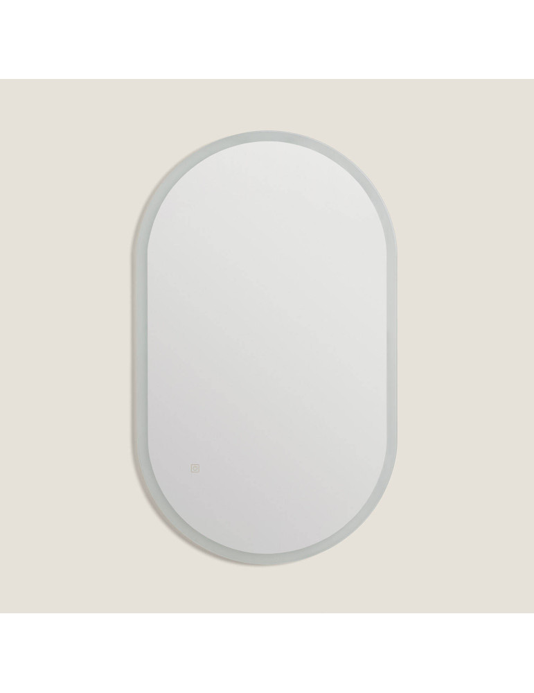 Miroir Salle de Bain avec Éclairage LED Anti-buée 100x60 cm Ona