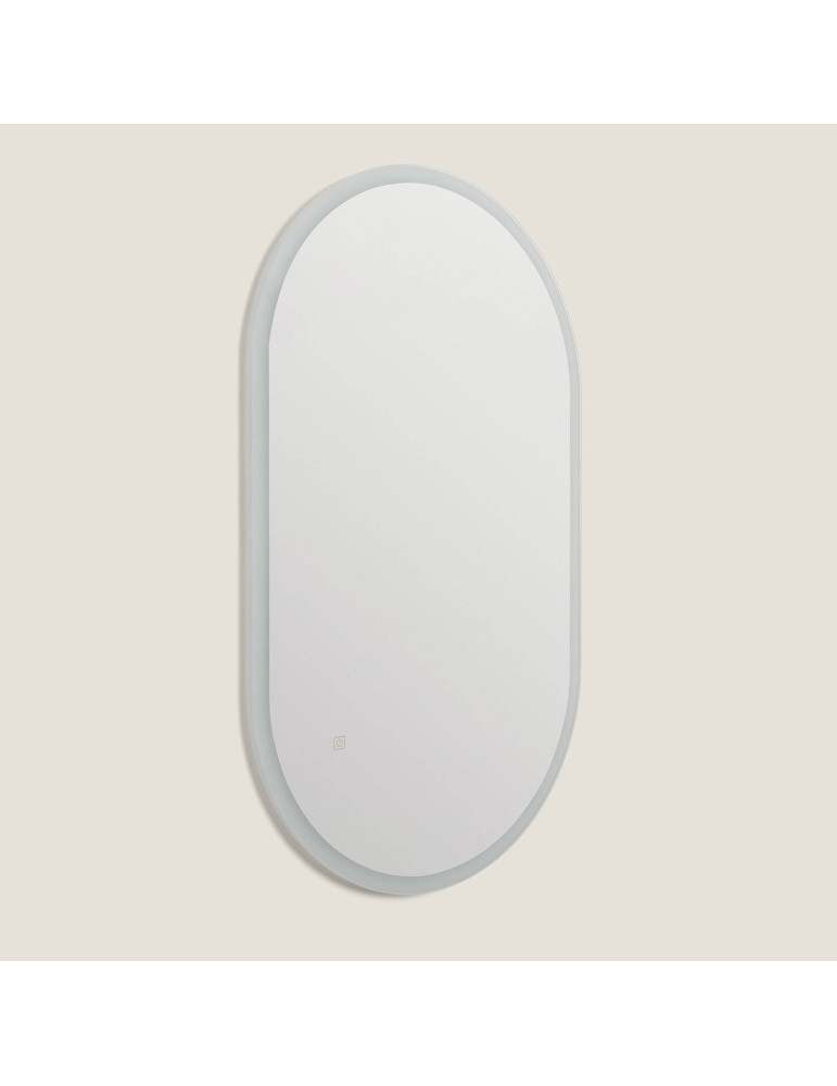 Miroir Salle de Bain avec Éclairage LED Anti-buée 100x60 cm Ona