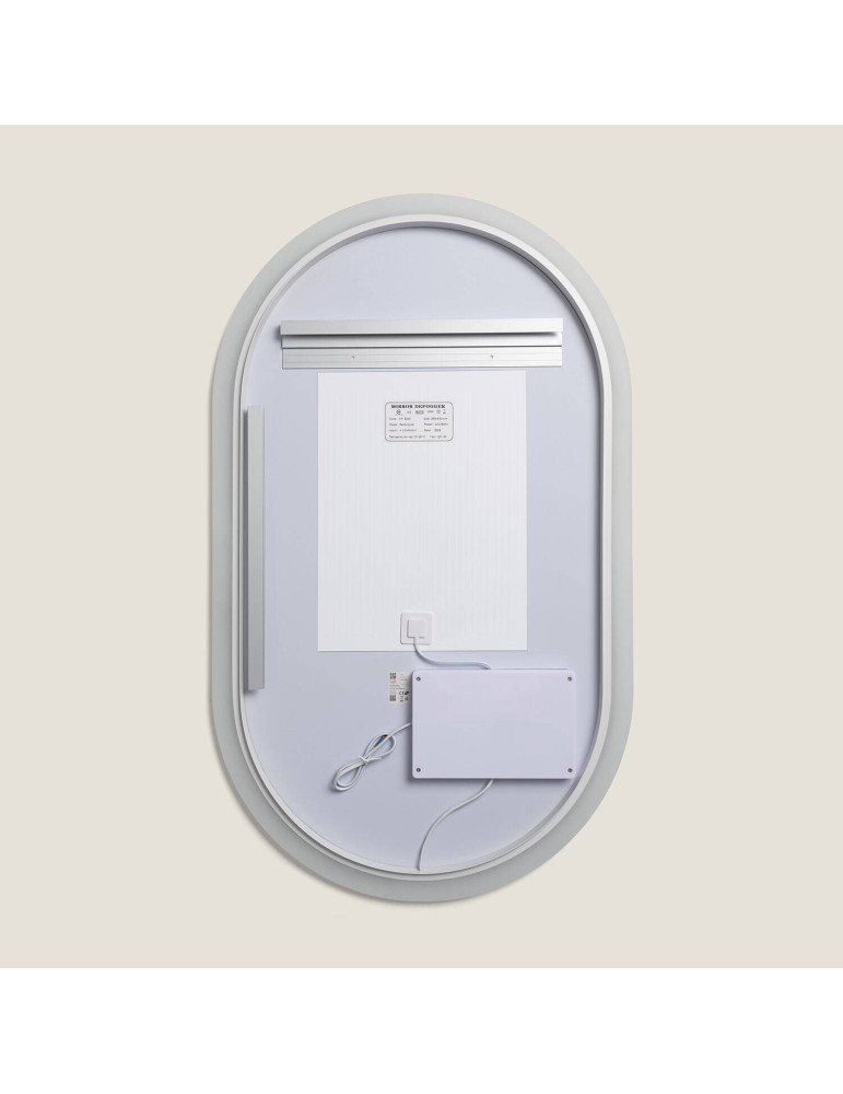 Miroir Salle de Bain avec Éclairage LED Anti-buée 100x60 cm Ona