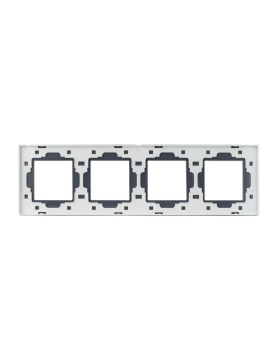 Plaque Crystal 4 Emplacements Modern