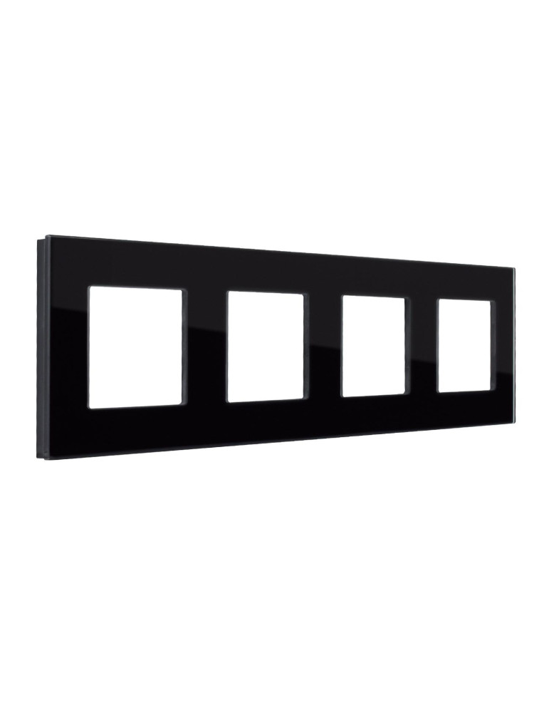 Plaque Crystal 4 Emplacements Modern