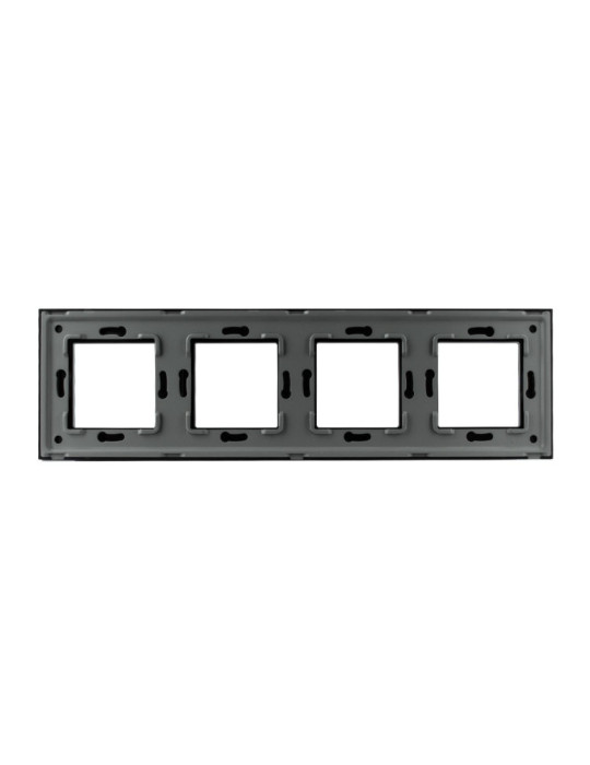 Plaque Crystal 4 Emplacements Modern