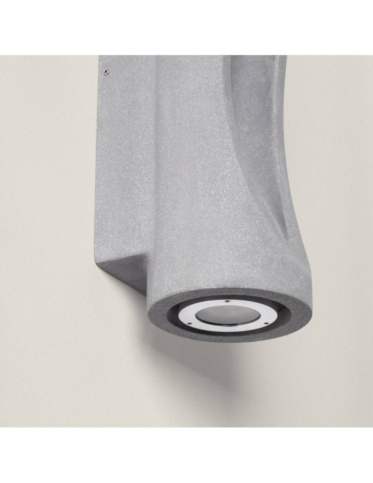 Applique Murale Extérieure LED Dimmable 12W Ciment Large Brinvo