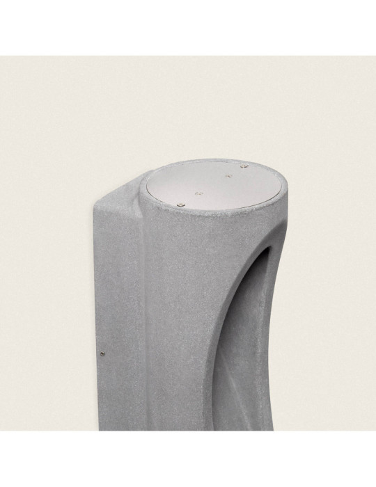 Applique Murale Extérieure LED Dimmable 12W Ciment Large Brinvo