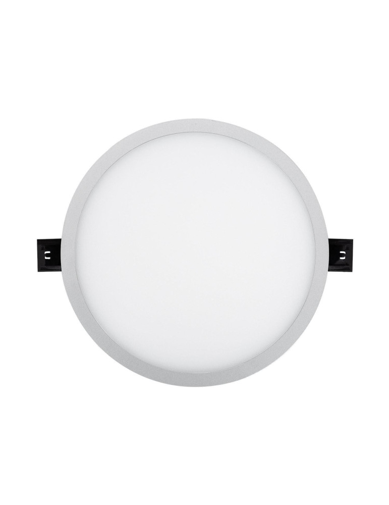 Dalle LED Ronde Slim Surface 16W LIFUD Grise Coupe Ø135mm