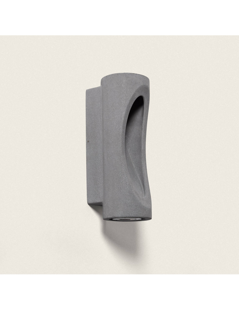 Applique Murale Extérieure LED Dimmable 12W Ciment Large Brinvo