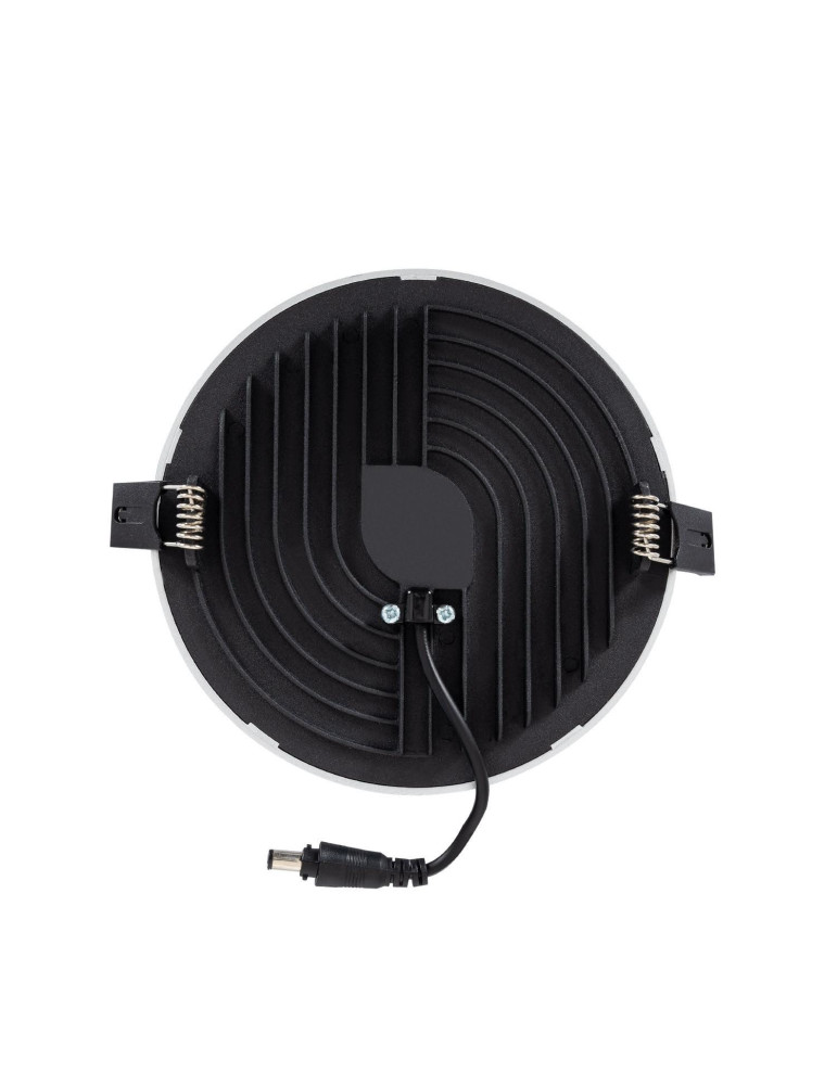 Dalle LED Ronde Slim Surface 16W LIFUD Grise Coupe Ø135mm