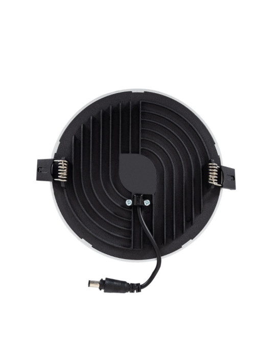 Dalle LED Ronde Slim Surface 16W LIFUD Grise Coupe Ø135mm