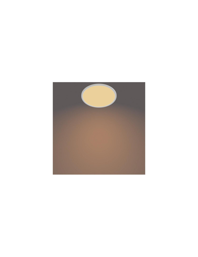 Plafonnier LED PHILIPS Extra-Plat IP44 18W Variation par Paliers 3 Niveaux CL550