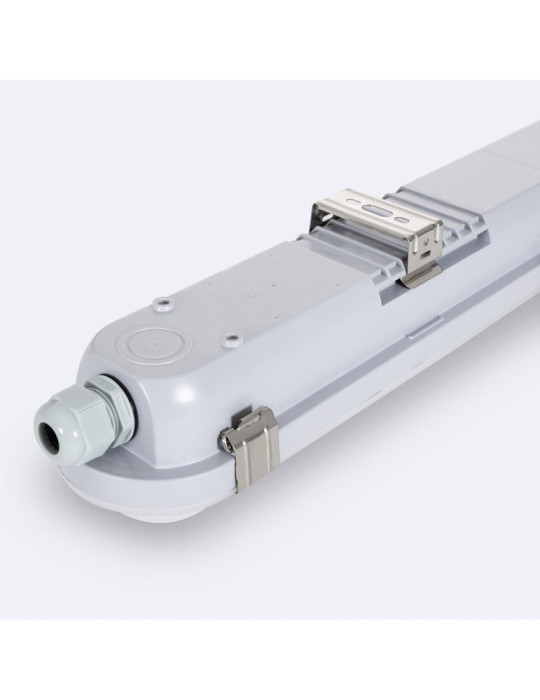Réglette Étanche LED 120cm 36W avec Eclairage de Secours IP65