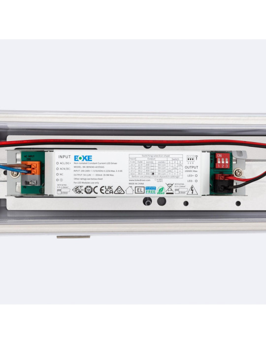 Réglette Étanche LED 120cm 36W avec Eclairage de Secours IP65