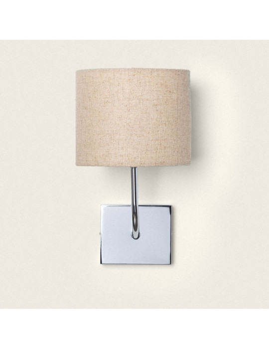 Lampe Murale Métal Silver-Wollen