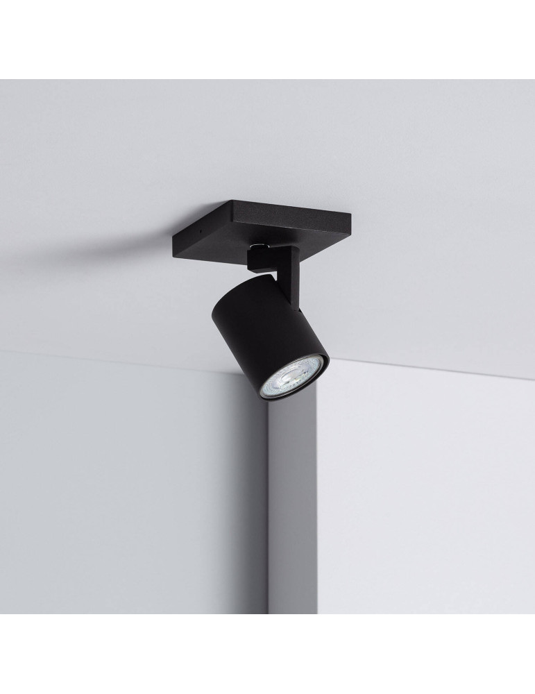 Spot à Douille en Saillie Orientable Aluminium Gylu à Ampoule GU10