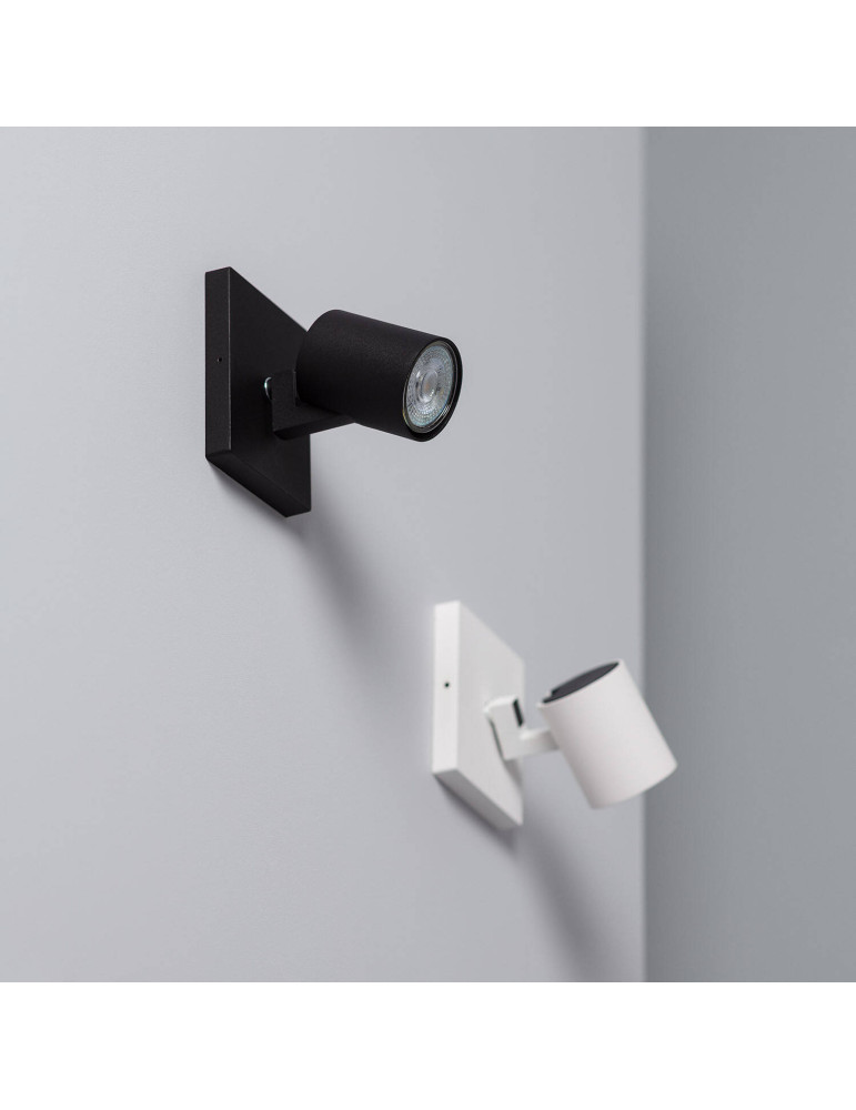 Spot à Douille en Saillie Orientable Aluminium Gylu à Ampoule GU10