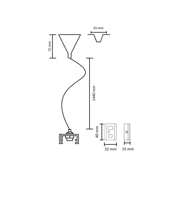 Kit de Suspension Rails Triphasé