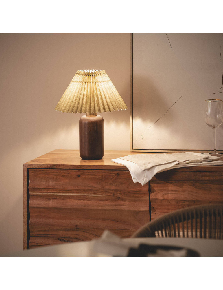 Lampe à Poser Bois Silene