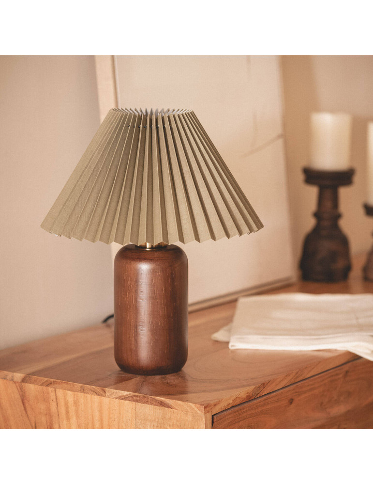 Lampe à Poser Bois Silene