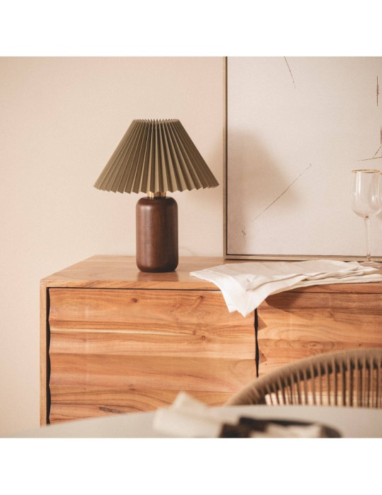 Lampe à Poser Bois Silene