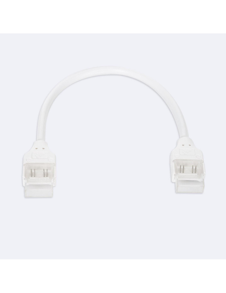 Connecteur Hippo Double avec Câble pour Ruban LED RGB 12/24/220V SMD Silicone Flex Largeur 12mm
