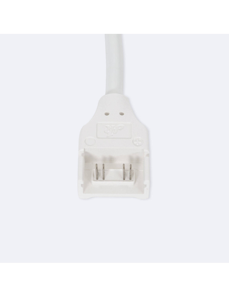 Connecteur Hippo Double avec Câble pour Ruban LED RGB 12/24/220V SMD Silicone Flex Largeur 12mm