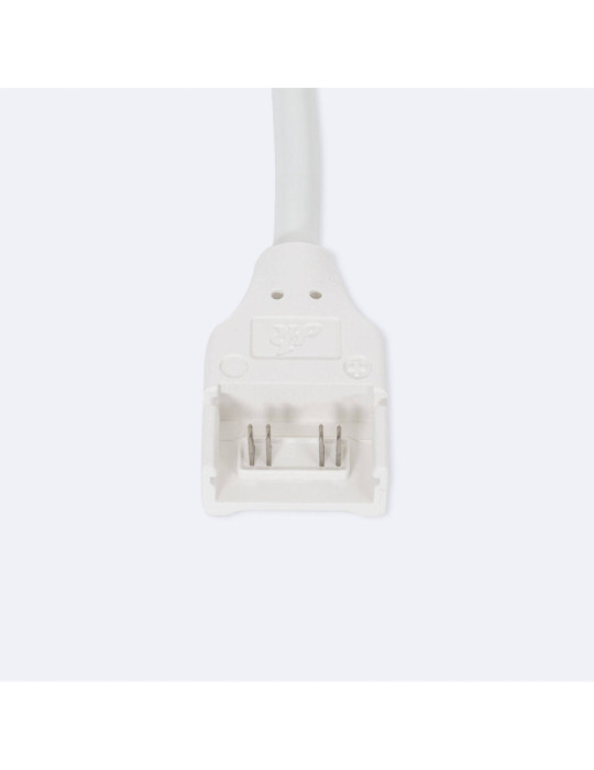 Connecteur Hippo Double avec Câble pour Ruban LED RGB 12/24/220V SMD Silicone Flex Largeur 12mm