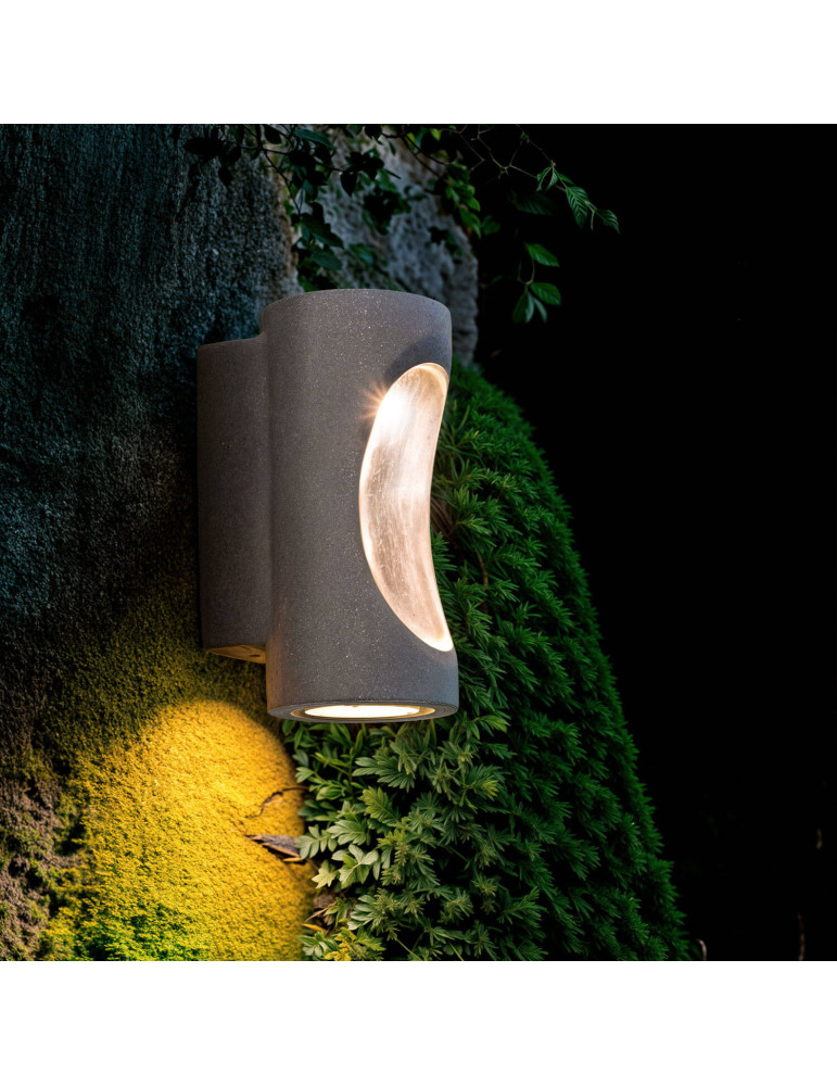 Applique Murale Extérieure LED Dimmable 12W Ciment Brinvo