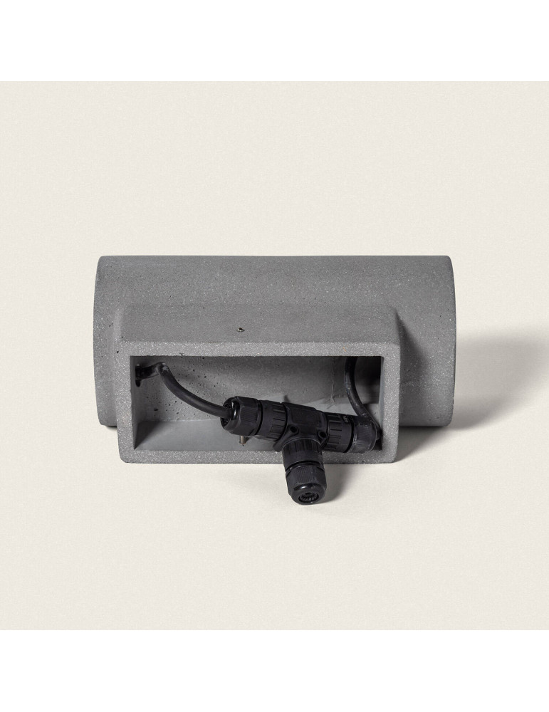 Applique Murale Extérieure LED Dimmable 12W Ciment Brinvo