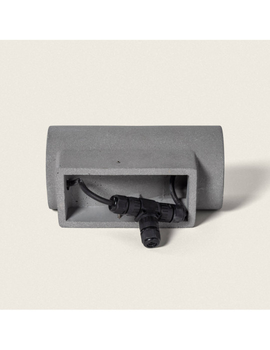 Applique Murale Extérieure LED Dimmable 12W Ciment Brinvo