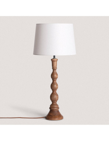 Lampe à Poser en bois Anand ILUZZIA